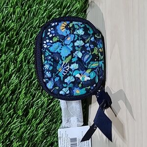 Vera Bradley Women's Cotton Bag Charm for Airpods, Dreamer Paisley NWT